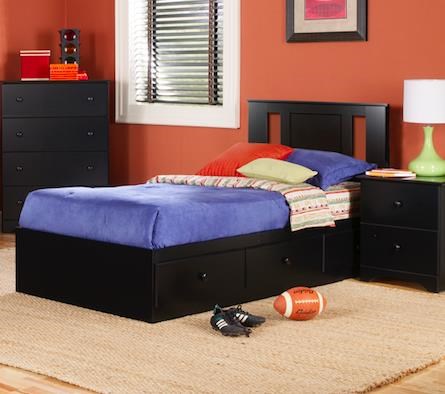Twin mates outlet storage bed